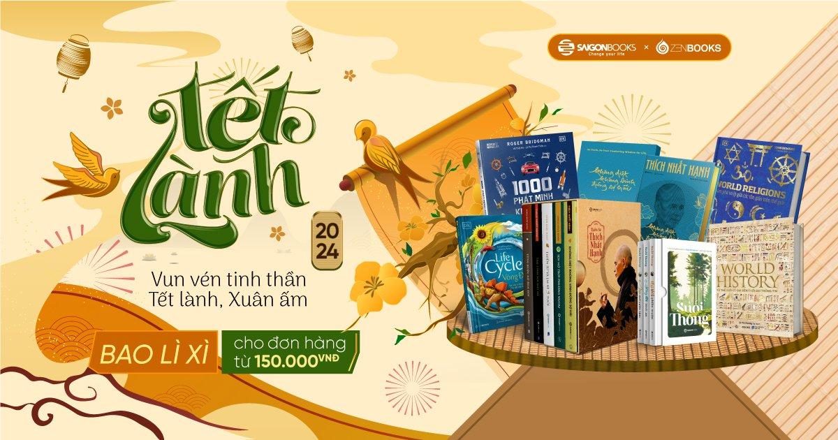 Đón Tết lành - khởi đầu năm mới nhiều điều lành cùng Sagon Book & Zenbooks